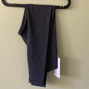New Lululemon Wunder Train High-Rise Tight 28” Size 6 in Heathered Graphite Grey
